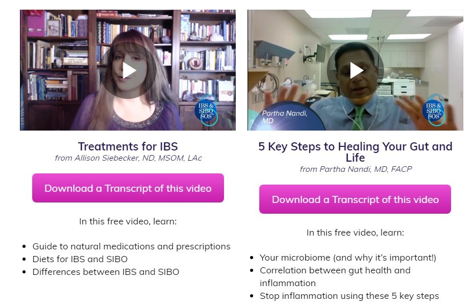 sibo free transcripts